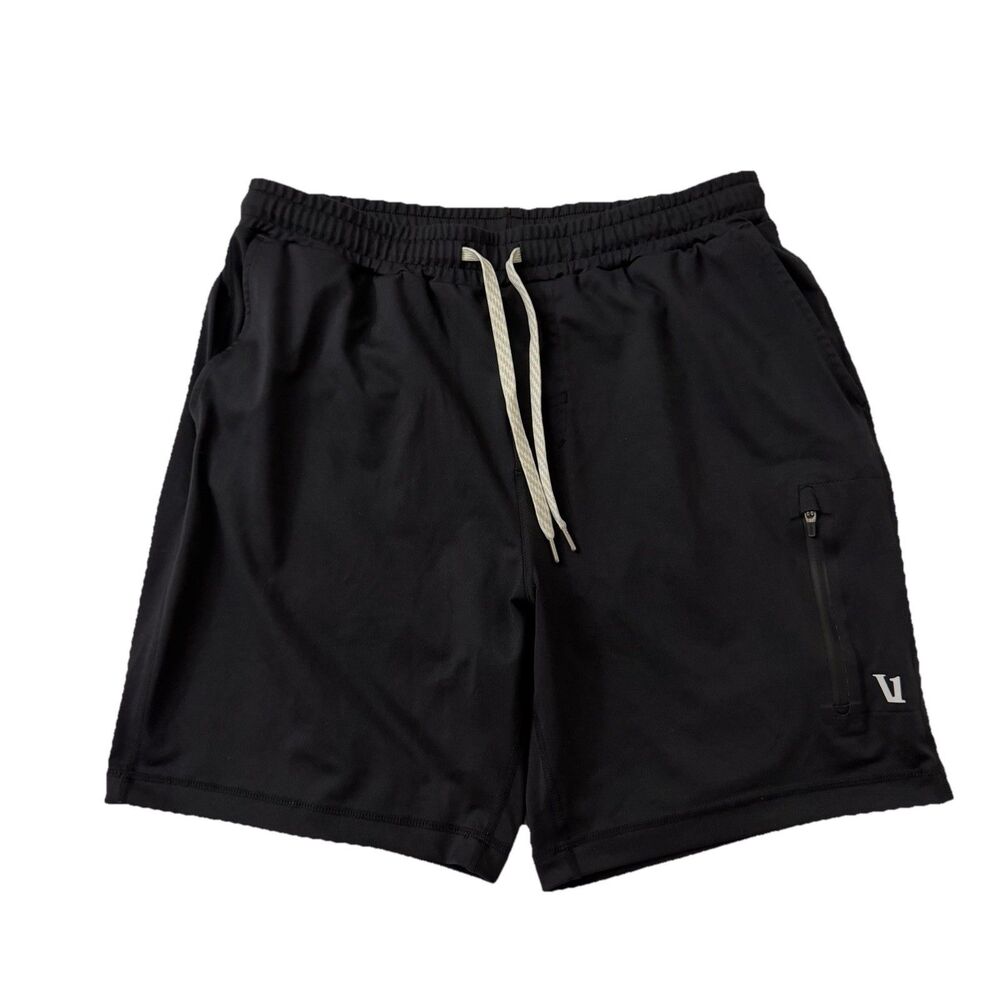Vuori Sunday Performance Shorts Mens Medium Black Athleisure 7” Gym Run V381
